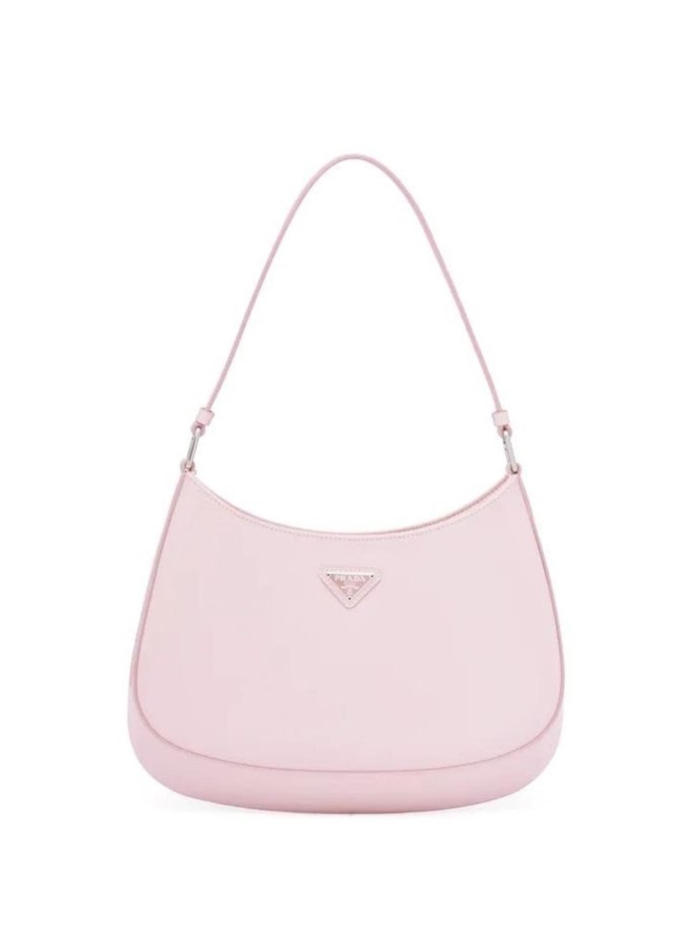 Prada Pale Pink Crescent Shoulder Bag